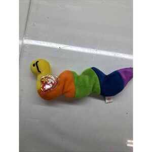 Original Ty Beanie Babies INCH the‎ Inchworm Plush Toy Style 4044 1995